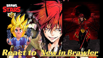 Brawl Stars react to benimaru as new brawler | rimuru tempest | slime | Gacha life 2