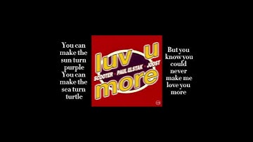 Thumbnail of Luv U More Lyric Video out now! #paulelstak #scooter #joostklein