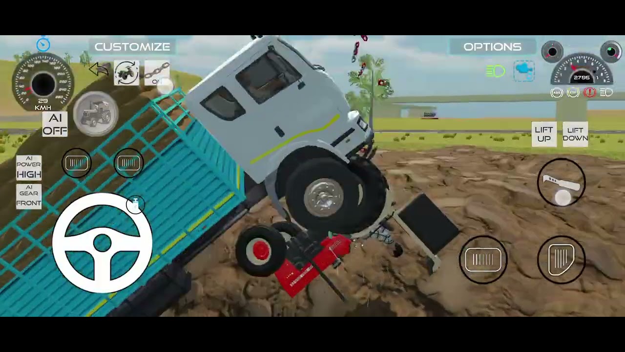 Yahan per dumper fas gaya tha Swaraj ne nikal Diya