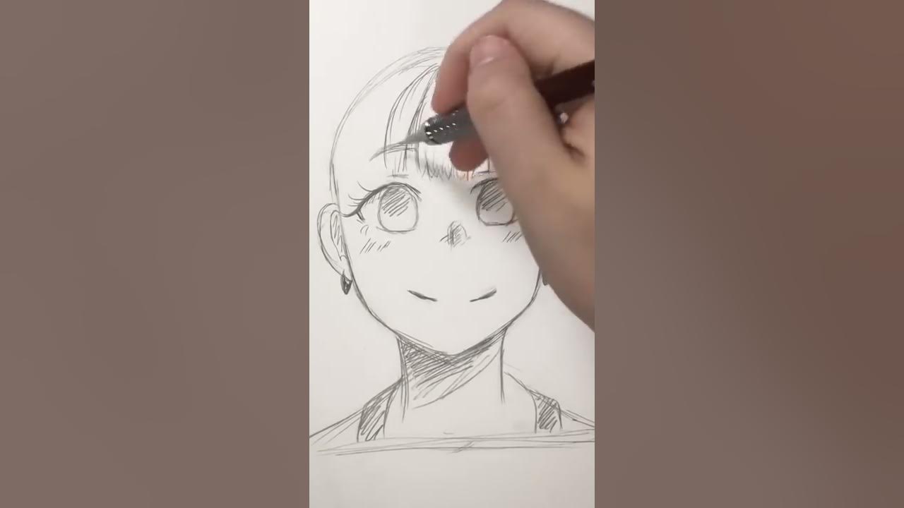 How to Draw Anime Girl Hair - DrawingNow