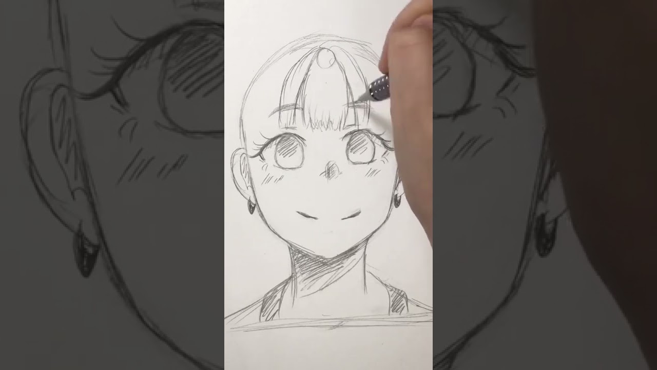 How to Draw Anime Girl Hair - DrawingNow