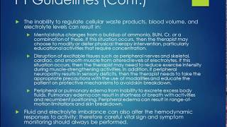 PTA 274 Chapter 18 Lecture Part 3 Renal Failure