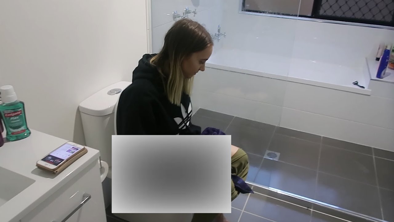 SUPER GLUED MY PREGNANT GIRLFRIEND TO THE TOILET YouTube