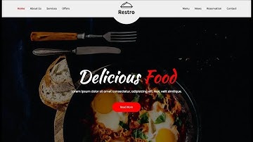 (Part 4) how to create Restaurant website with HTML and CSS