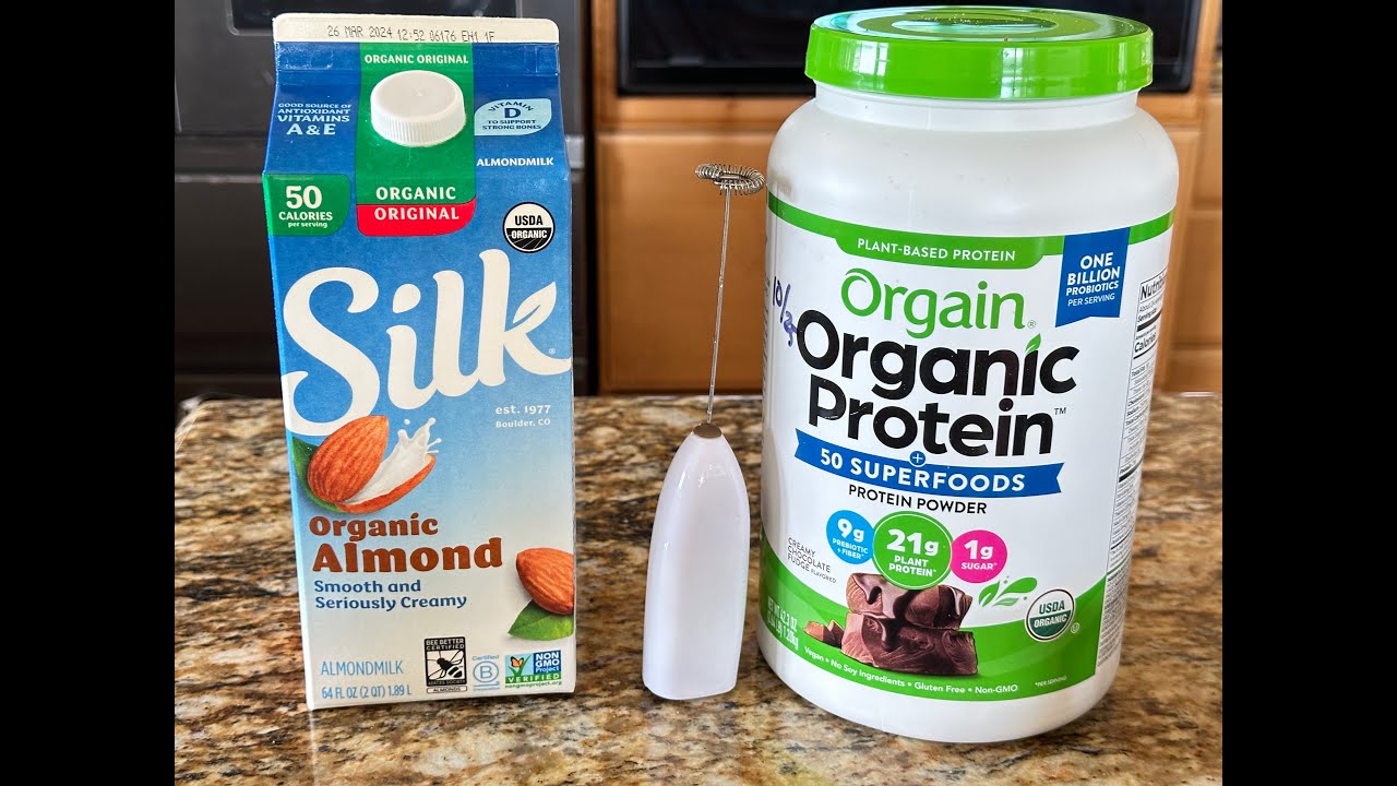 Best Tasting Protein Powder! | Orgain Organic Vegan Protein Powder, Creamy Chocolate Fudge