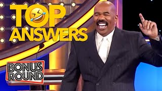 Top Answers On The Board Steve Harvey Family Feud