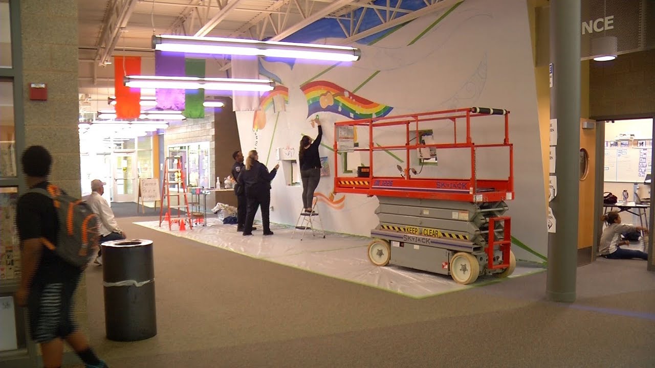 School Spotlight New Mural at FAIR School Crystal YouTube