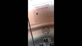 Dover hydraulic elevator with ECC fixtures in Long Beach, CA