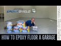 How To Lay RUSTOLEUM Epoxy Flooring In A Garage // Dream Shop Series - Episode 6