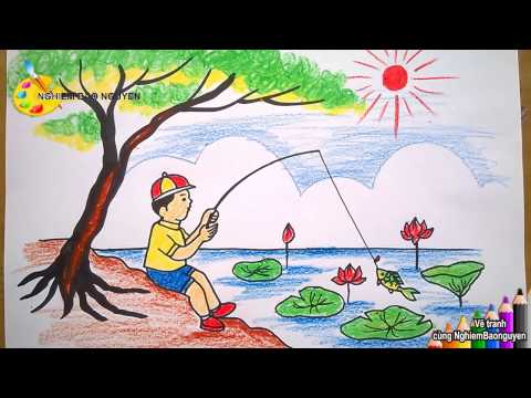 Video: Cách Vẽ Dây Câu Cá