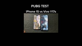 iPhone 15 vs Vivo Y17s PUBG TEST