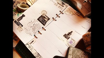 NEVER-SEEN 2017 PLANNER (Midori TN on Filofax rings)!