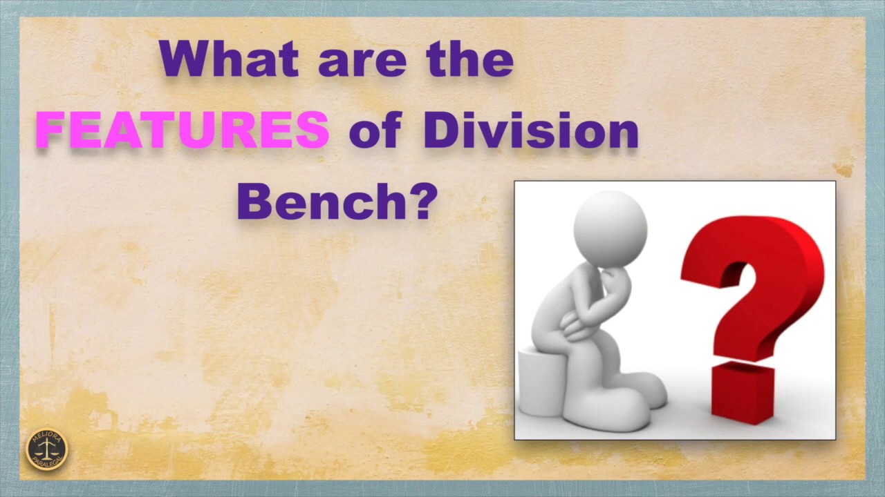 Difference Between Coordinate Bench And Division Bench at William ...