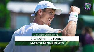 Harris on form to qualify! | Billy Harris vs Yi Zhou Highlights | Wimbledon 2026