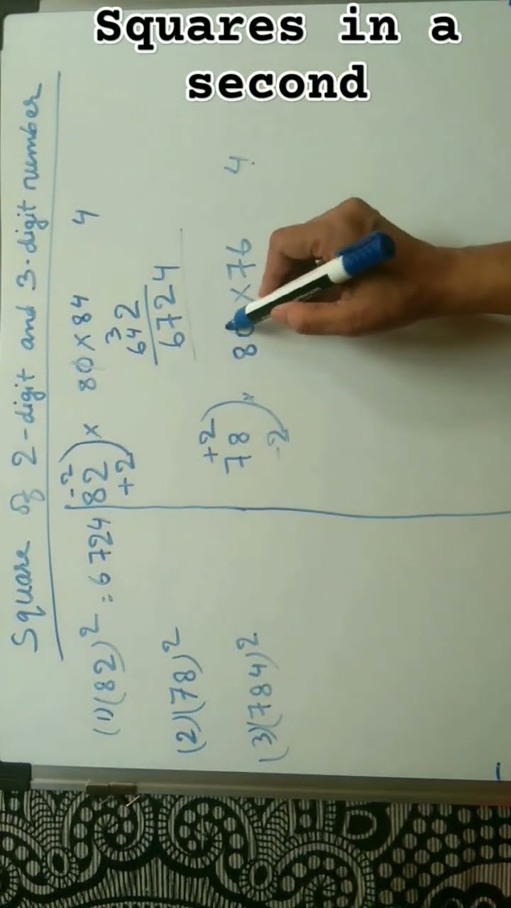how-to-find-squares-of-numbers-youtube