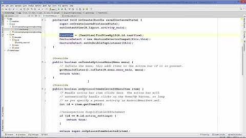 22 Android Tutorial for Beginners 21 # Android Gestures Using Touch Gestures