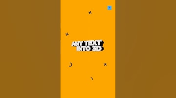 3D Text Animation Made Easy in After Effects || #tutorial #aftereffects