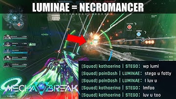 Luminae on wide area support duty - Mecha BREAK moments