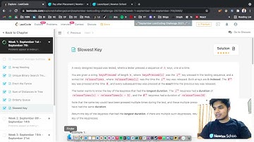 Slowest Key Problem | LeetCode | Hashing | Easy | Newton School