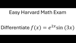 Easy Harvard Math Exam – Step‑by‑Step Solutions (Calculus &amp; Linear Algebra