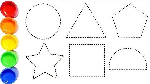 How to Draw 2D Shapes | Easy Shapes Drawing for Kids & Beginners