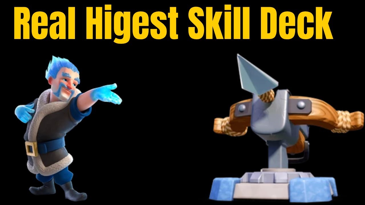 Playing with the Real Highest skill deck in Clash Royale!