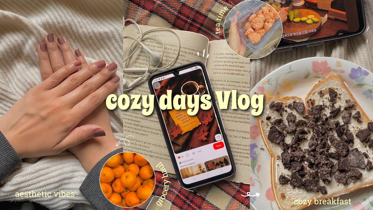 Cozy Days Vlog | 10 Am to 6 PM routine in Pakistan | Calm breakfast,  nailcare, cozy Reading & more