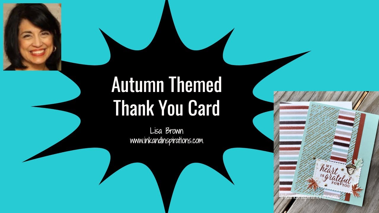 Autumn Themed Thank You Card - YouTube