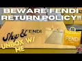 Unboxing Fendi Sunshine Shopper Tote | Beware Fendi Return Policy | Fendi Colibri | Luxury Shopping