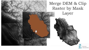 QGIS Series 8: Merge dem in QGIS| Clip Raster from Polygon|Study Area Clip|Display No Data Zero|