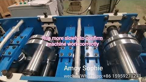 T profile roll forming machine for roller shutter door