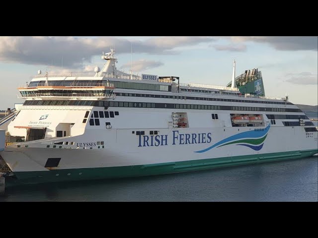 Irish Ferries Ulysses tour. Holyhead to Dublin