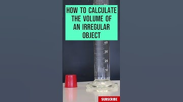 How to calculate the volume of an irregular Shaped object. Grade 8