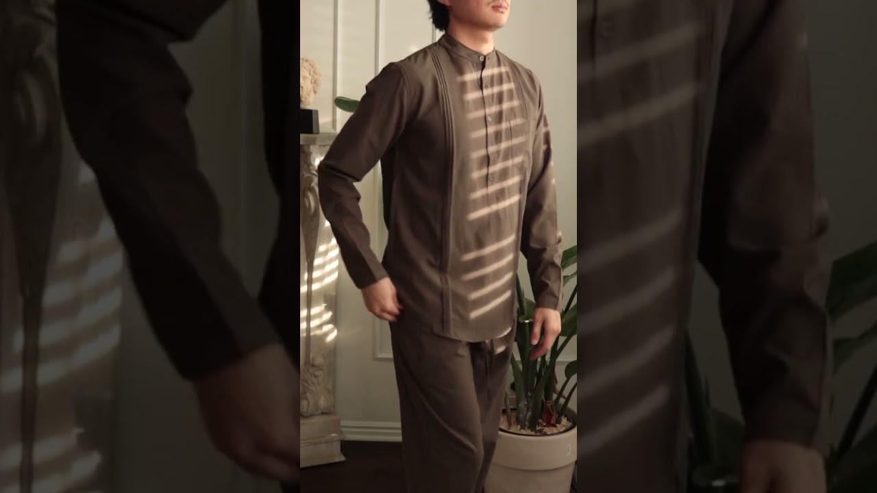 COOFANDY Men's 2 Piece Cotton Linen Sets Casual Long Sleeve Henley Shirts Set Beach Cuban Outfits