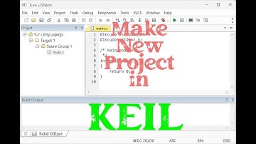 make new project in Keil #keil  #embeddedworld  #createproject  #8bit #8051  #8051microcontroller