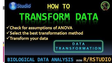 Data transformation in RStudio | Check ANOVA assumptions | Squareroot transformation (bestNormalize)