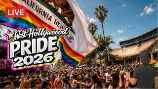 LIVE West Hollywood Pride Street Fair 🌈 | WeHo Pride 2026 | LOS ANGELES  Live Cam