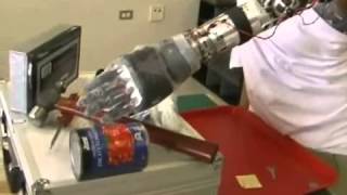 Claudia Mitchell Operates a Bionic Arm with her Brain at RIC no Sound