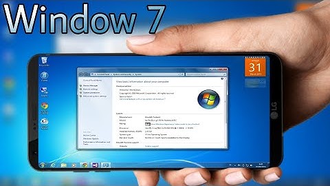 [Hindi]-Run Windows 7 any Android Phone Without (ROOT & Risk)