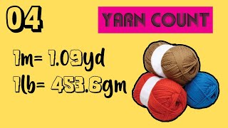 Yarn Count Calculation | Yarn Numbering System | Yarn Count Measurement | Fabric Yarn Count