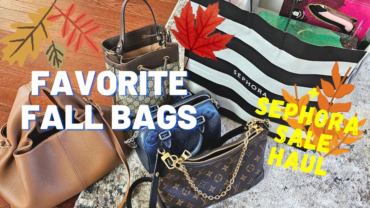 ★ Fallett★ posh bag black FA2301BG06BK FAVORITE FALL BAGS (in my collection) 🍁 + What I Bought