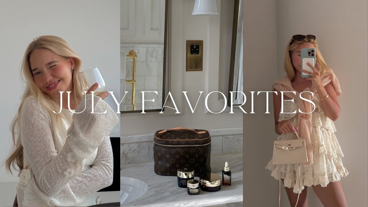 July Favorites 🫐 🐚 My Summer Staples, Chanel Unboxing, Dresses + Hermès Bag Horror Story