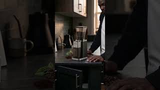 Cafelffe-Electric Smart Burr Mill, Coffee Bean Grinder with 48 Grind Settings, Fully Automatic Gr...