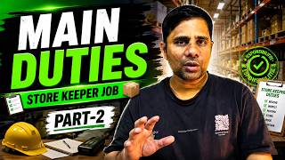 Store Keeper Ki Duty Aur Responsibilities | Gulf Job Full Guide 2026 🔥