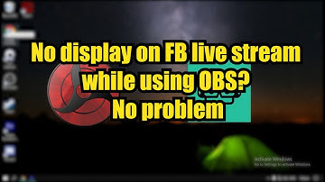 No Display on Live Stream on Facebook Fix!