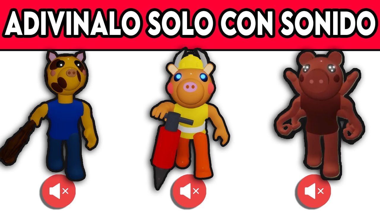 Adivina El Personaje De PIGGY Solo Con El Sonido 2 | JEGA TOONS