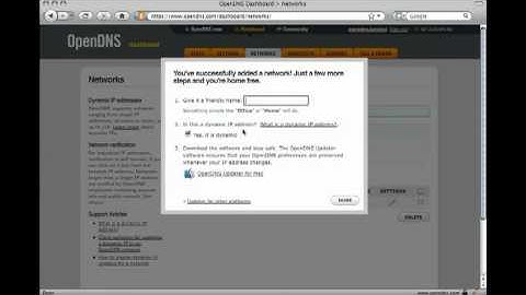 How to Setup OpenDNS on a Network