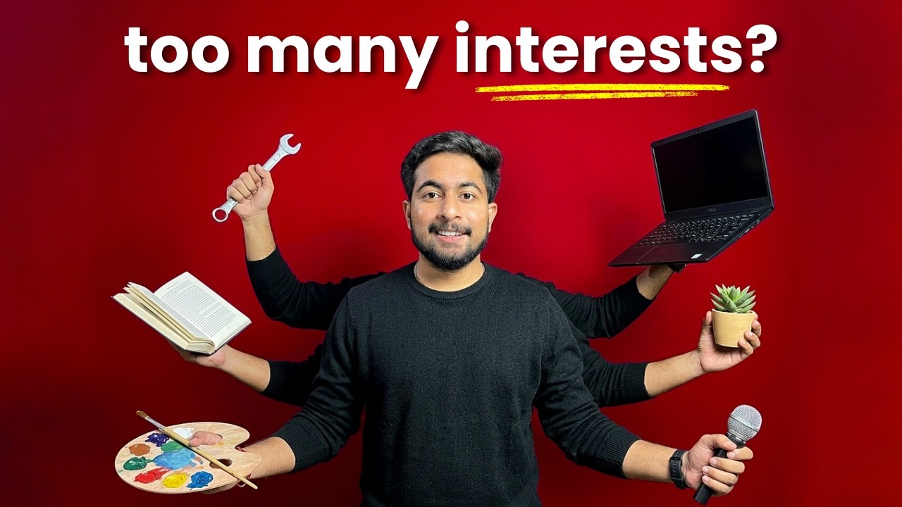 Career Strategy For People With Too Many Interests - YouTube