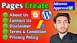Details Pages Create, About Us, Terms & Condition, Privacy Policy, Disclaimer, Adsense Approval News