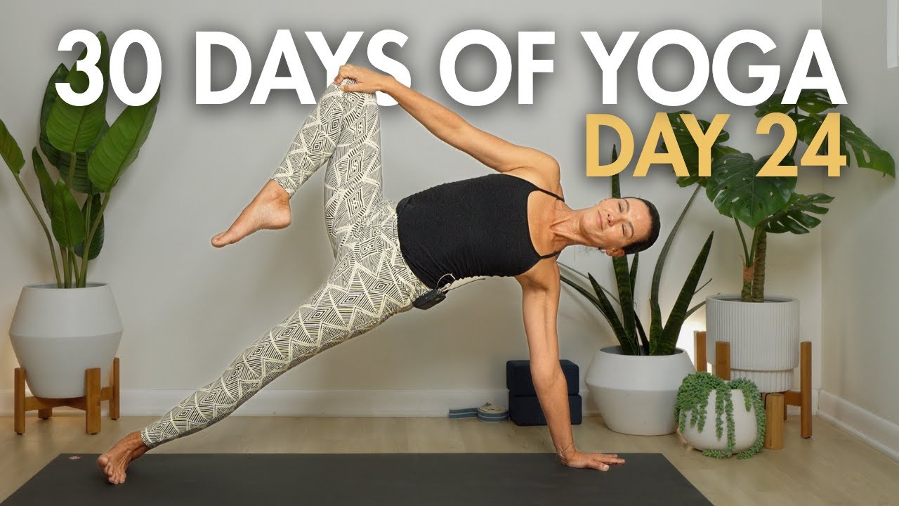 30-Day Yoga Challenge | Day 24: Hips, Twists & Hand Balancing (Mixed Levels)